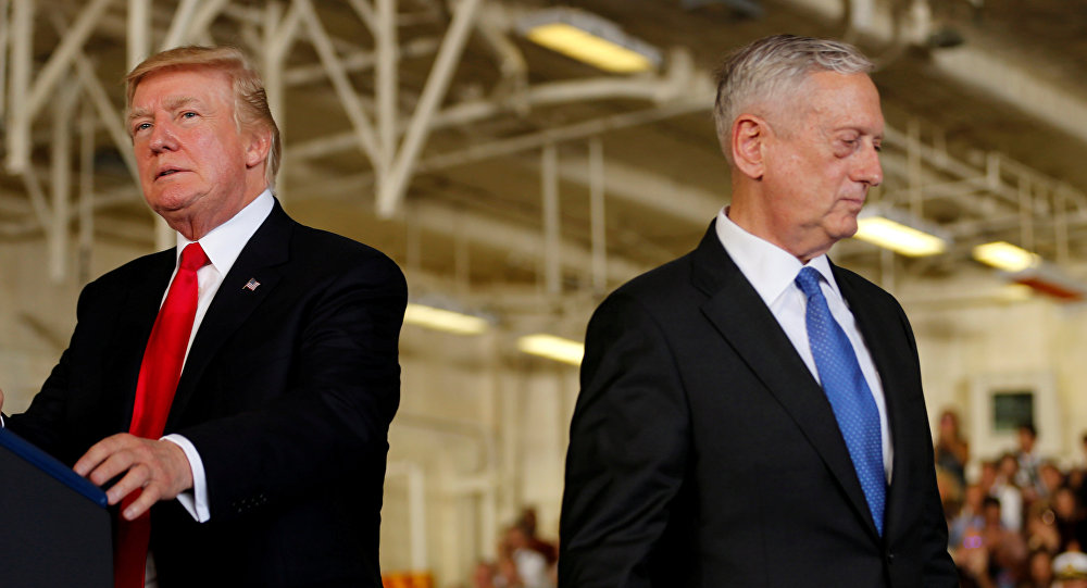 ترامب يعلن عن تقاعد وزير الدفاع الأمريكي ماتيس