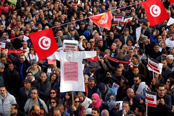 انقلاب تونس هشت ساله شد