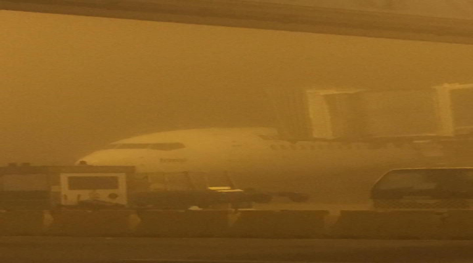 مصدر يعلن توقف الرحلات الجوية في مطار بغداد الدولي