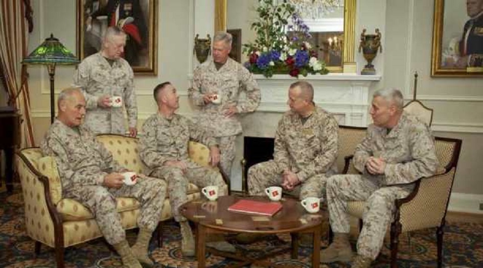 جنرالات الجيش الامريكي في صورة واحدة "ضد ترامب"
