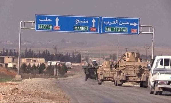 روس ها نیروهای ارتش سوریه را در عزیمت به منبج همراهی کردند