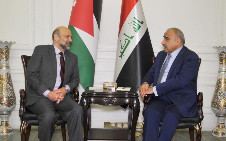 تاکید نخست وزیران عراق و اردن بر حل سیاسی بحران های منطقه 