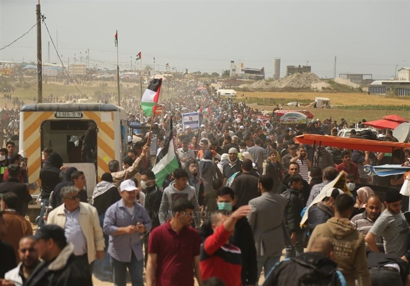  ​​​​​​​آمادگی فلسطینیان برای برگزاری چهل و یکمین جمعه تظاهرات بازگشت