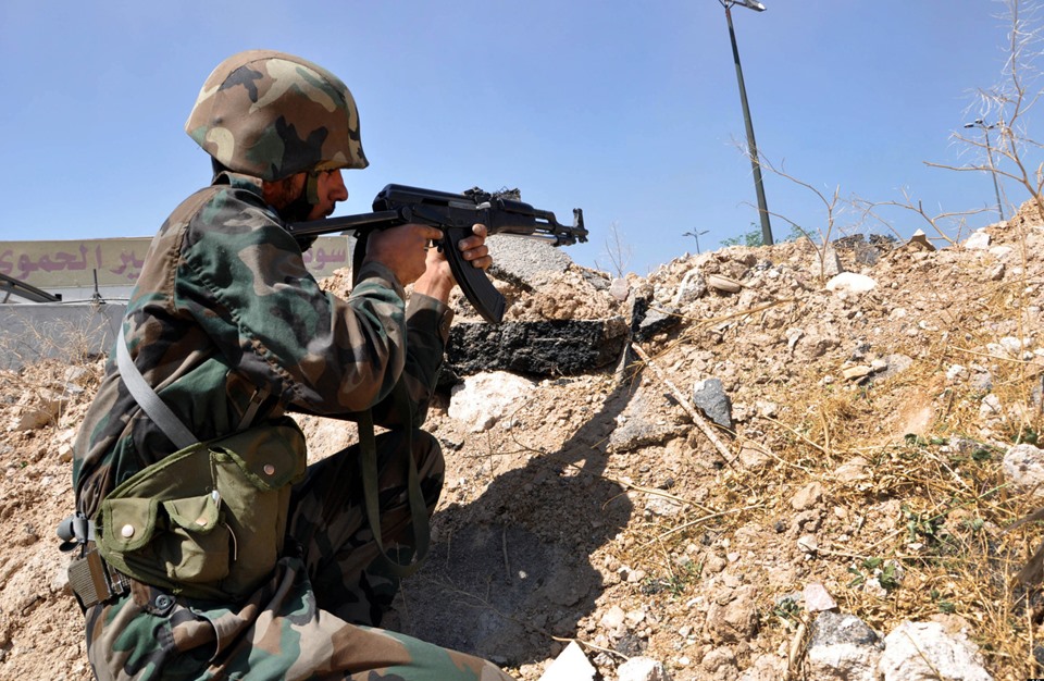عملیات ضد تروریستی ارتش سوریه در استان حماه