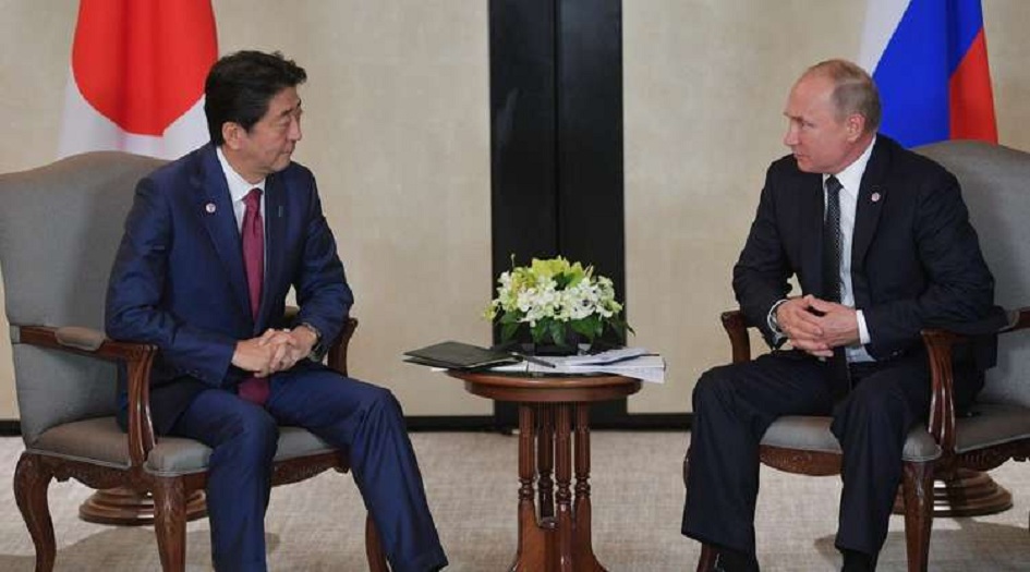 بوتين وآبي يبحثان عقد معاهدة سلام بين روسيا واليابان في 22 الجاري