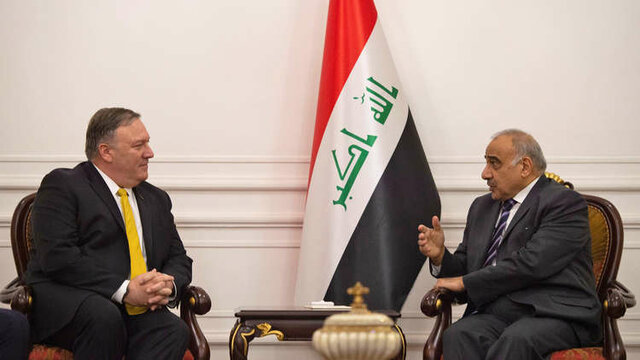 هشدار نخست‌وزیر عراق به پمپئو و رژیم صهیونیستی