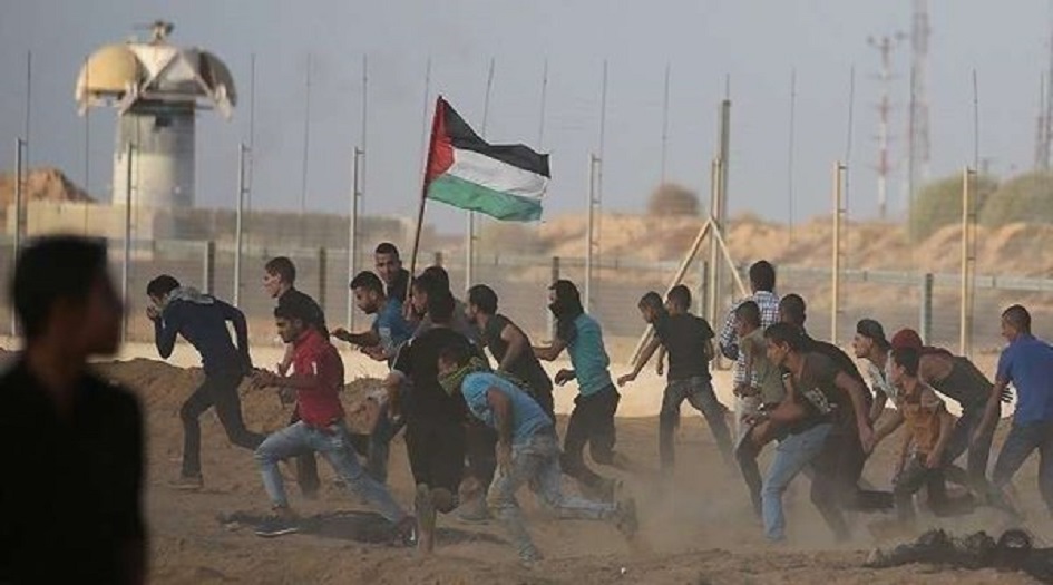 اصابة 19 فلسطينيا في قمع الاحتلال لمسيرات العودة