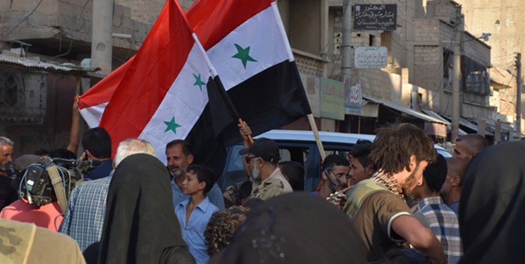 برگزاری تجمعات حمایتی از ارتش و دولت سوریه در مناطق تحت کنترل کُردها