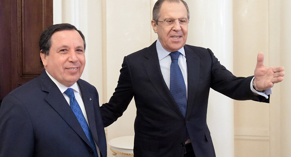 تأکید وزیران خارجه روسیه و تونس بر اهمیت جایگاه سوریه در بین کشورهای عربی 