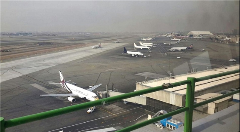 اعلان حالة الطوارئ في مطار مهرآباد اثر خلل فني بطائرة مدنية