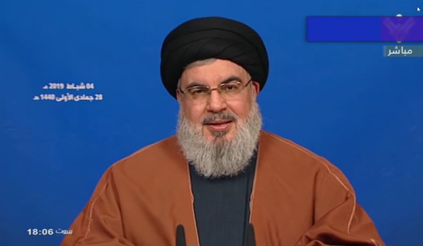 دبیرکل حزب الله: چهل سالگی انقلاب اسلامی یعنی شکست آمریکا