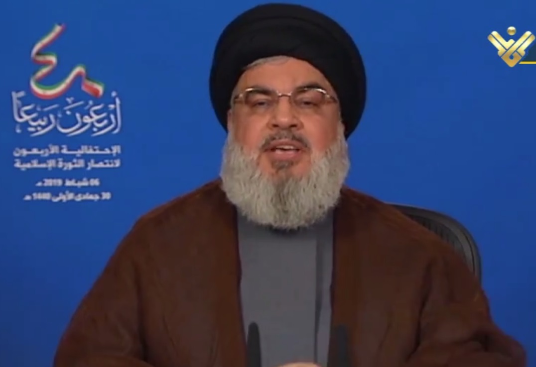 دبیرکل حزب الله لبنان چهلمین سالگرد پیروزی انقلاب را تبریک گفت 
