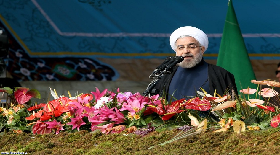 روحاني: سنواصل تعزيز قوة ايران العسكرية