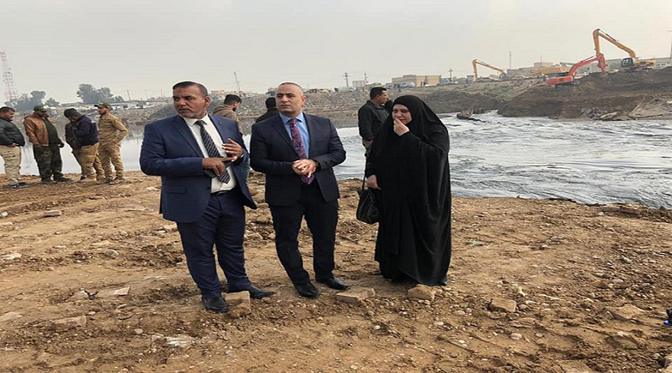 نائبة عراقية تحذر من غرق منطقة جسر ديالى