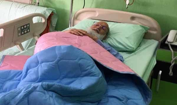 بستری شدن آیت الله عیسی قاسم در بیمارستانی در تهران