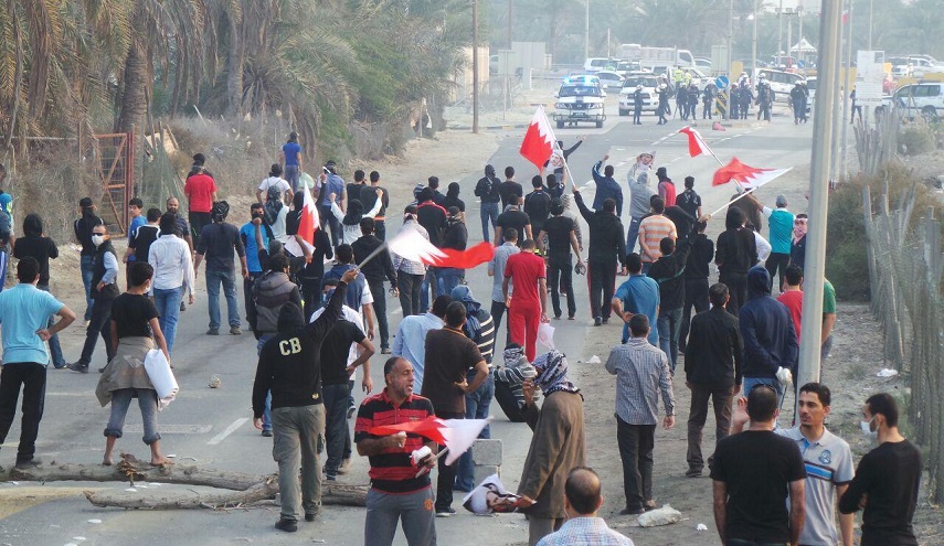 عشرات المناطق البحرينية تتظاهر في ذكرى الحراك الشعبي