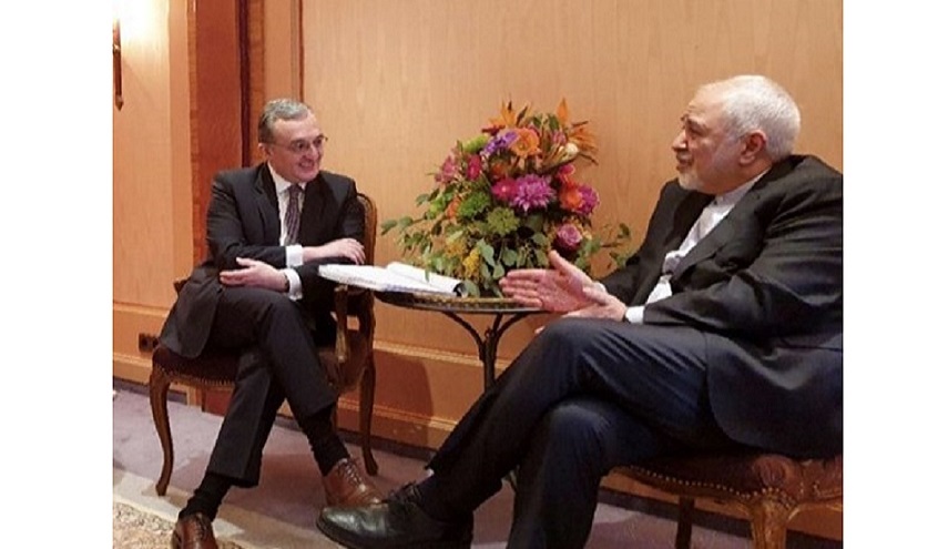 وزيرا خارجية ايران وارمينيا يبحثان العلاقات الثنائية