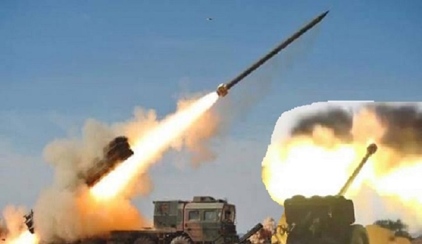 قصف صاروخي ومدفعي يمني على تجمعات للمرتزقة بعسير