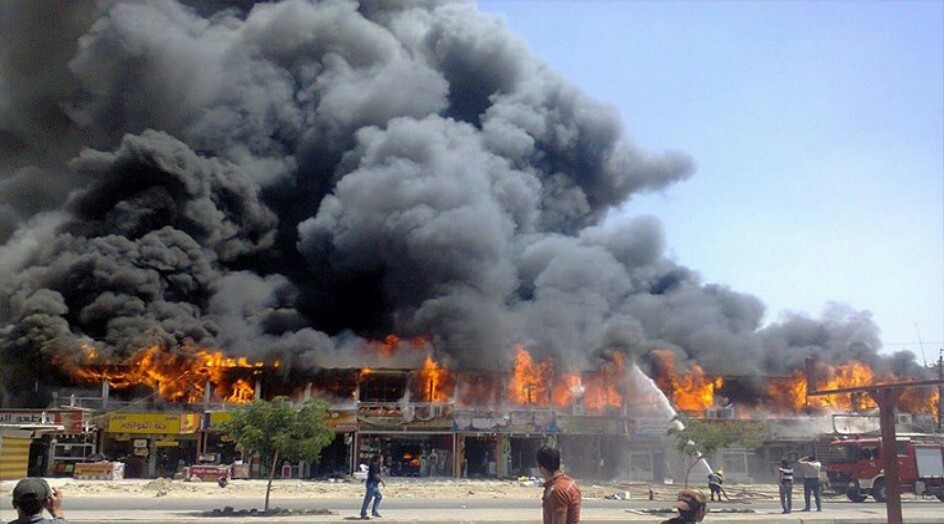 اخماد حريقين في بغداد الجديدة و مدينة الكاظمية