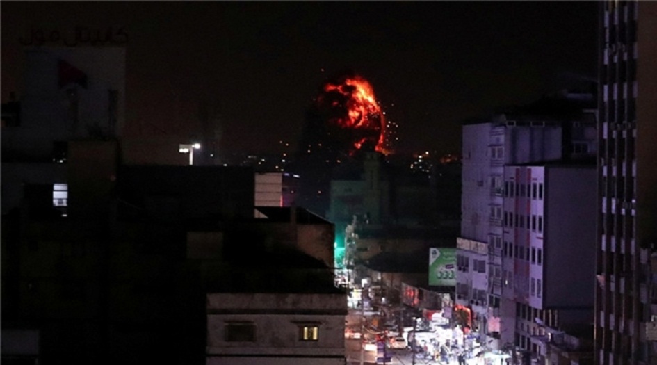 جيش العدو الإسرائيلي يقصف مقر اسماعيل هنية في غزة