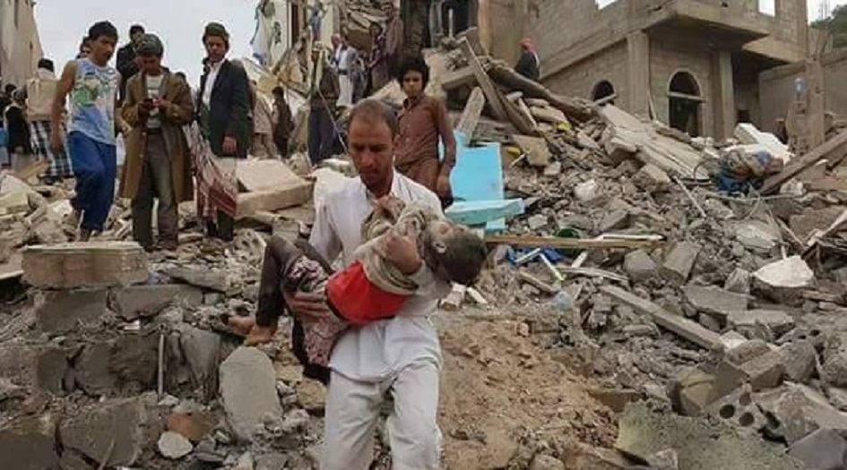 بالذكرى الرابعة للعدوان السعودي على اليمن.... قتلى وجرحى بينهم أطفال بغارة لتحالف العدوان على صعدة