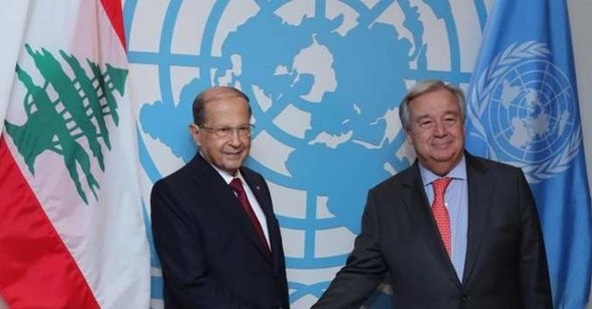 درخواست میشل عون برای مقابله سازمان ملل با تجاوز صهیونیست ها به لبنان
