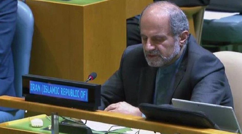 مندوب إيران بالامم المتحدة يطالب بموقف صارم ضد مخطط الاسلاموفوبيا