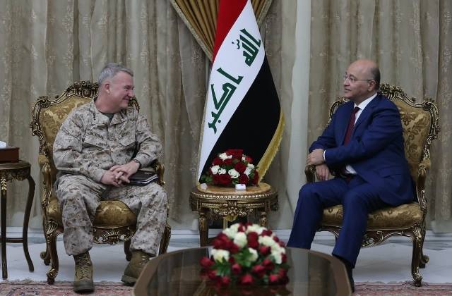 الرئيس العراقي يطالب الجيش الاميركي بتخفيض التوتر 
