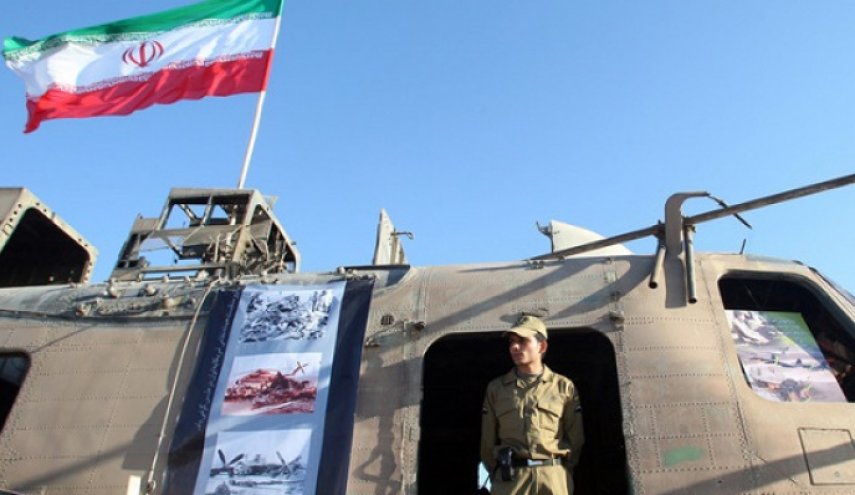 سقوط حوامة لحرس الحدود الإيراني