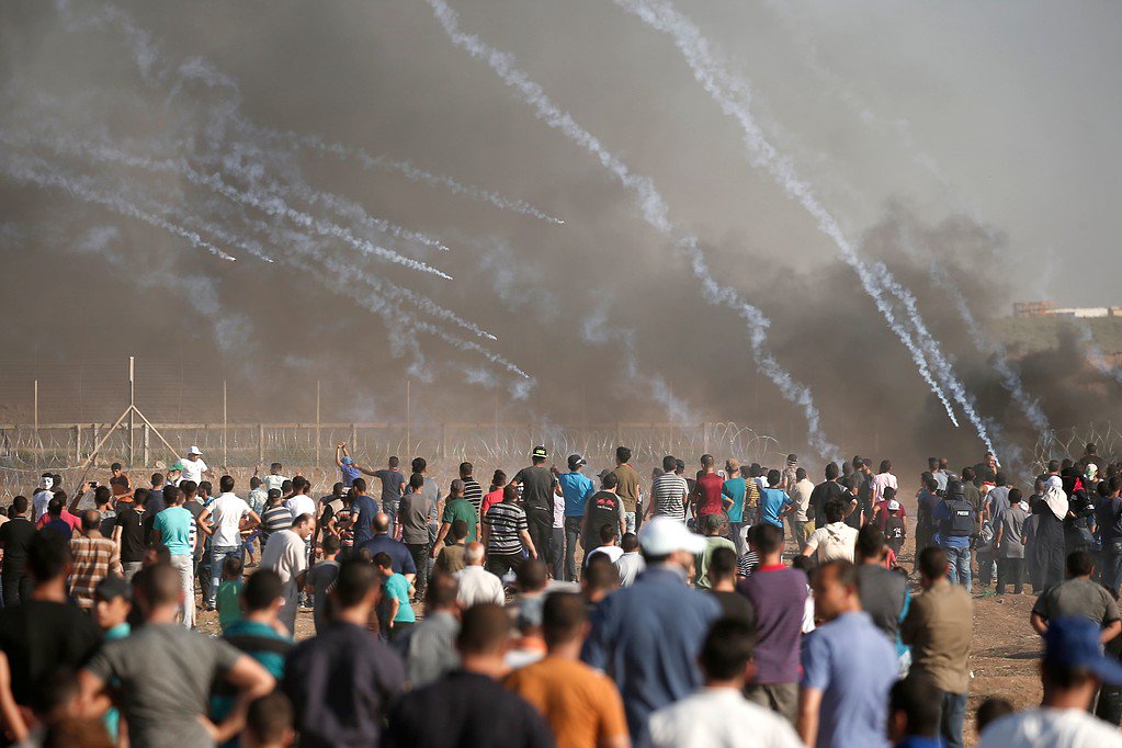زخمی شدن 46 فلسطینی در راهپیمایی بازگشت در نوار غزه