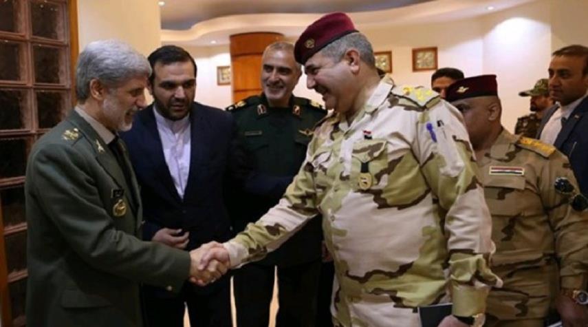 تاکید ایران و عراق بر تقویت روابط نظامی