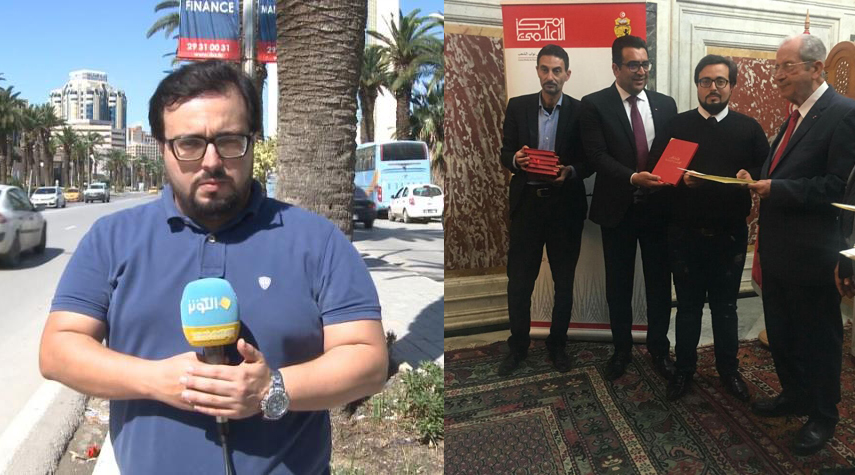تقدیر ریاست پارلمان تونس از خبرنگار شبکه الکوثر