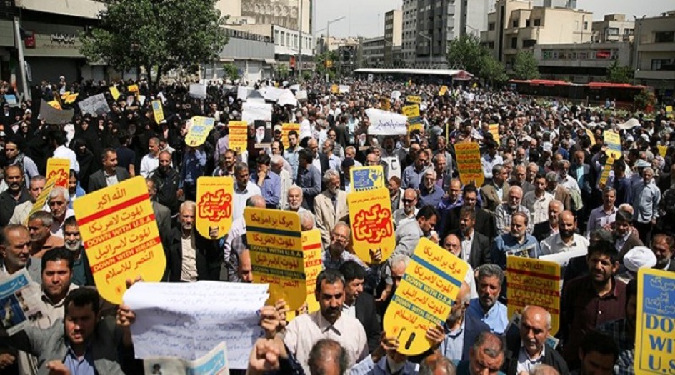 الشعب الايراني يطالب الحكومة بالانسحاب من الاتفاق النووي حال استمرار اوروبا بنقض تعهداتها