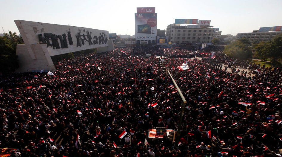 العراق.. إنتهاء تظاهرة التيار الصدري في ساحة التحرير