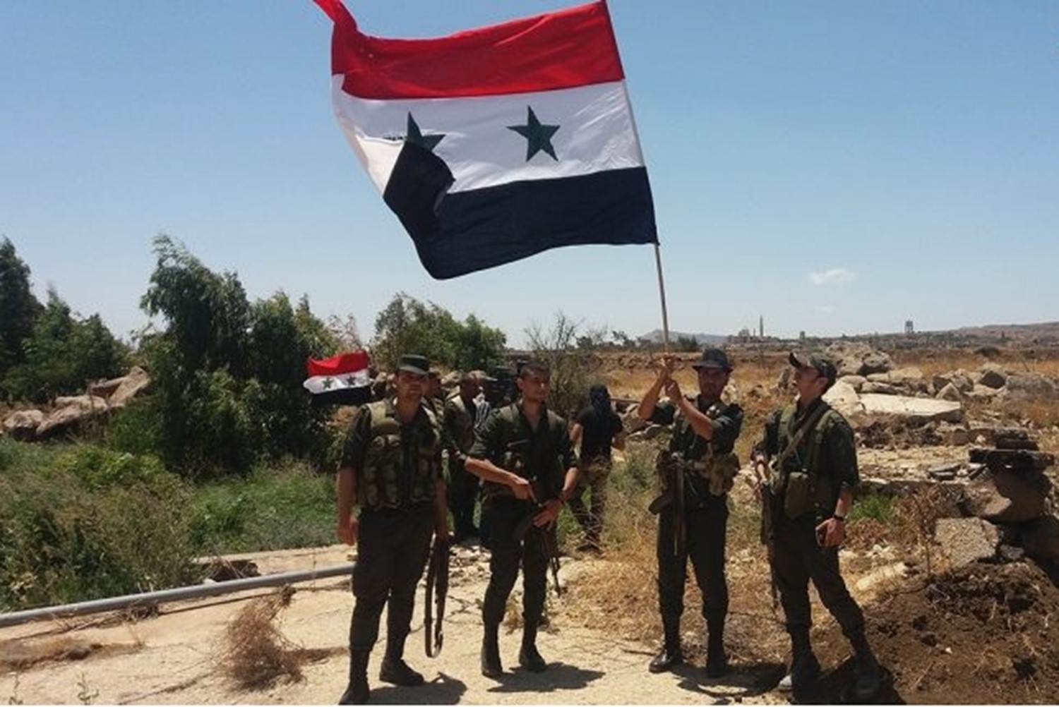  الجيش السوري يقضي على إرهابيين من النصرة في حماة 