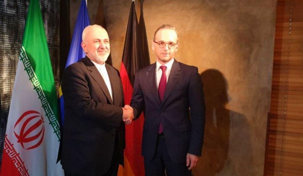 وزير الخارجية الالماني يلتقي ظريف في طهران