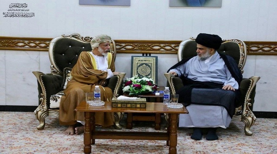 الصور..الصدر يلتقي وزير الخارجية العماني في النجف