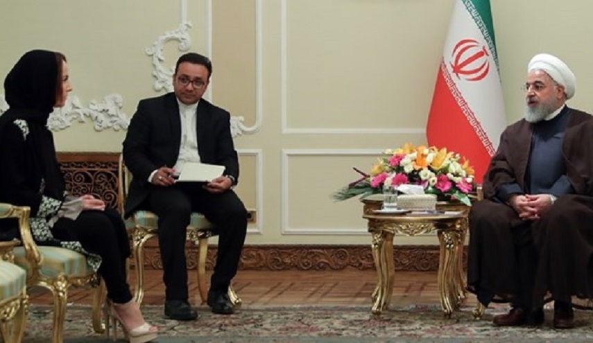 الرئيس روحاني: التواجد العسكري الاميركي السبب الاساس وراء مشاكل المنطقة