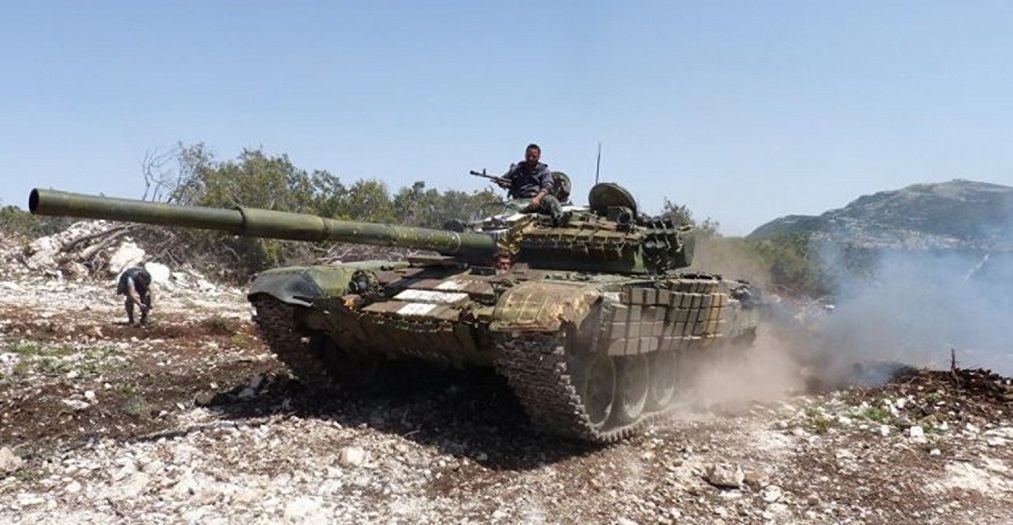 الجيش السوري يستهدف نقاطا لمسلحين اعتدوا على السقيلبية