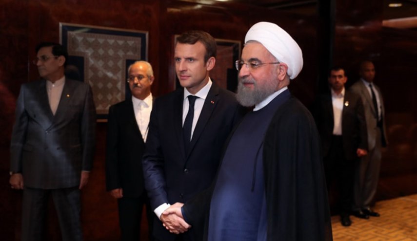 روحاني لماكرون: ضغوط أميركا على إيران إرهاب و حرب اقتصادية