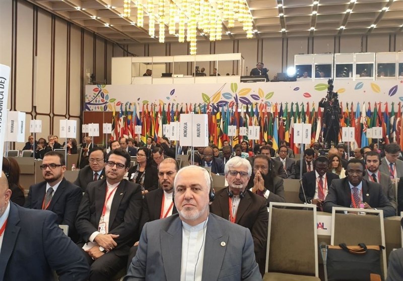 ظریف در اجلاس عدم تعهد: موج نوین ماجراجویی یکجانبه گرایانه افراطی آمریکا مهمترین چالش است