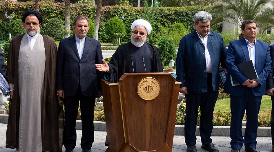 الرئيس الايراني: الحظر الاميركي الجائر جريمة ضد الإنسانية