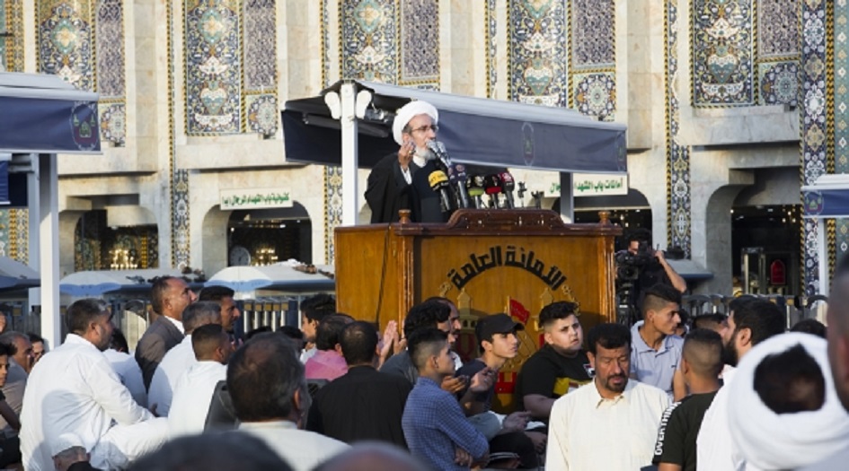 خطيب العيد في كربلاء يحذر من حرب داعشية ناعمة تستهدف الشباب