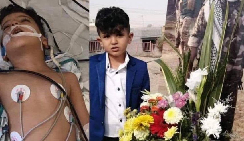 وفاة طفل عراقي حزنا بعد رحيل ابيه بايام..تفاصيل صادمة