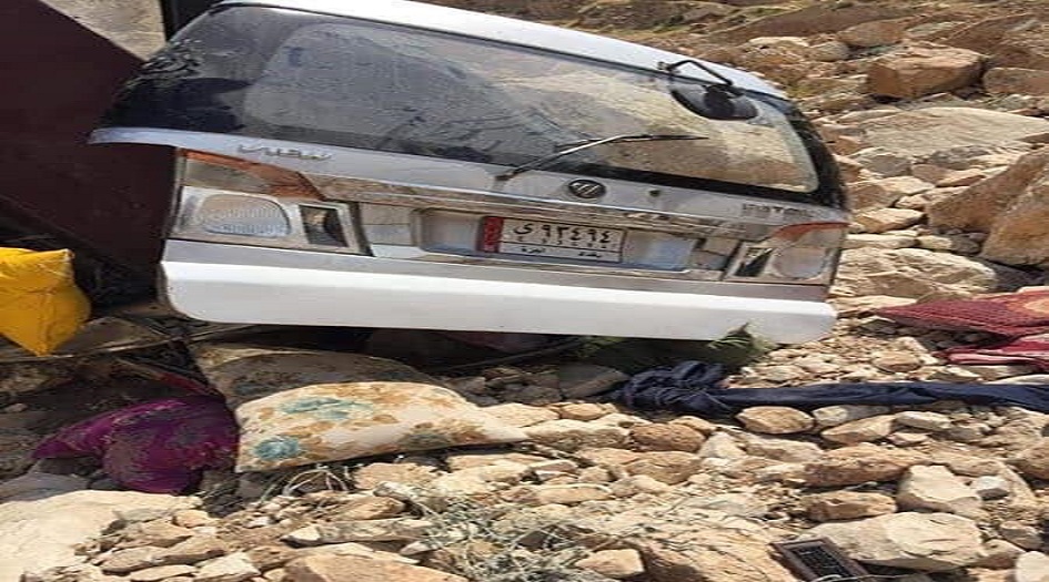 بالصور.. سقوط باص من جبل في السليمانية ووفاة سائحين واصابة 15