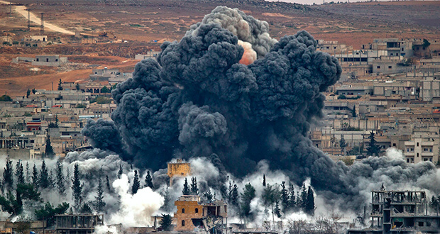 حملات موشکی آمریکا به مقر القاعده در ادلب سوریه