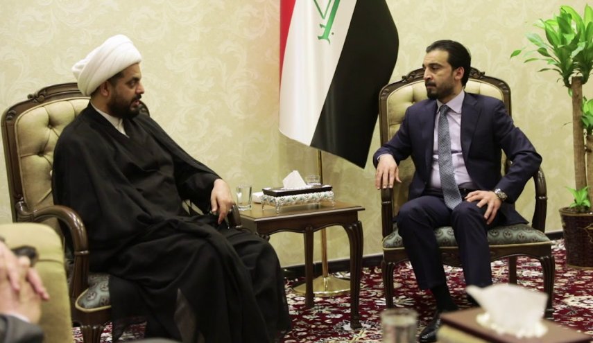 رئيس النواب العراقي يلتقي الخزعلي .. وهذا اهم مادار بينهما