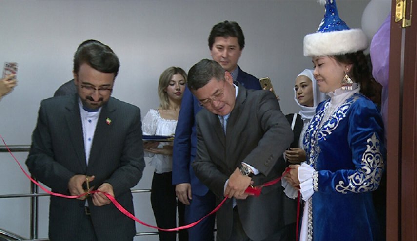 افتتاح غرفة ايران في جامعة ‘يسنوف كاسبين’ بكازاخستان