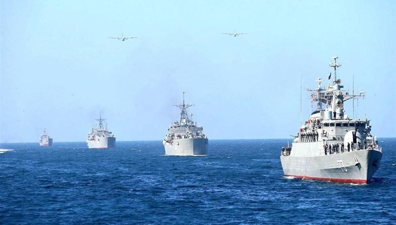 نخستین رزمایش دریایی ایران، چین و روسیه در دریای عمان