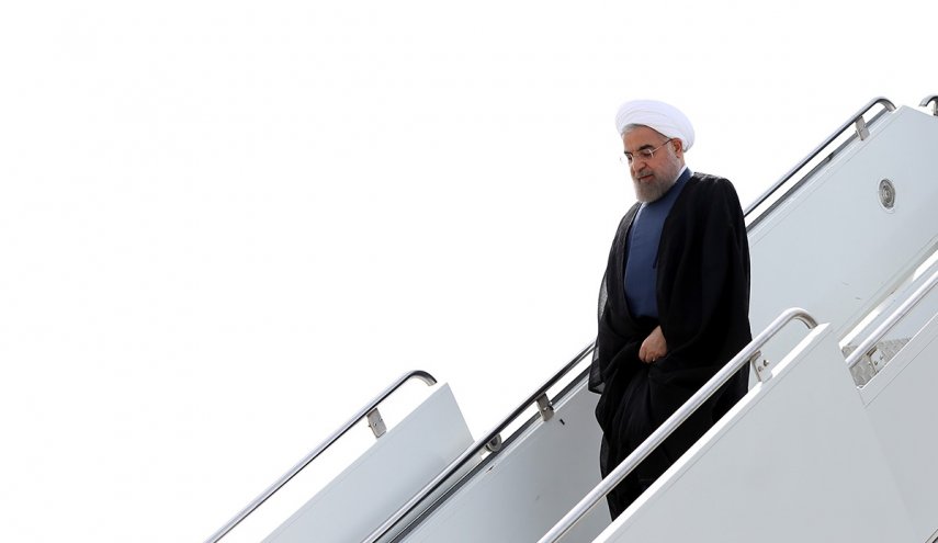 الرئيس الايراني يصل الى نيويورك